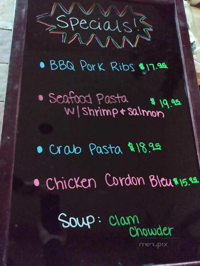 Main Street Bar Grill - Clearlake, CA menu_pic