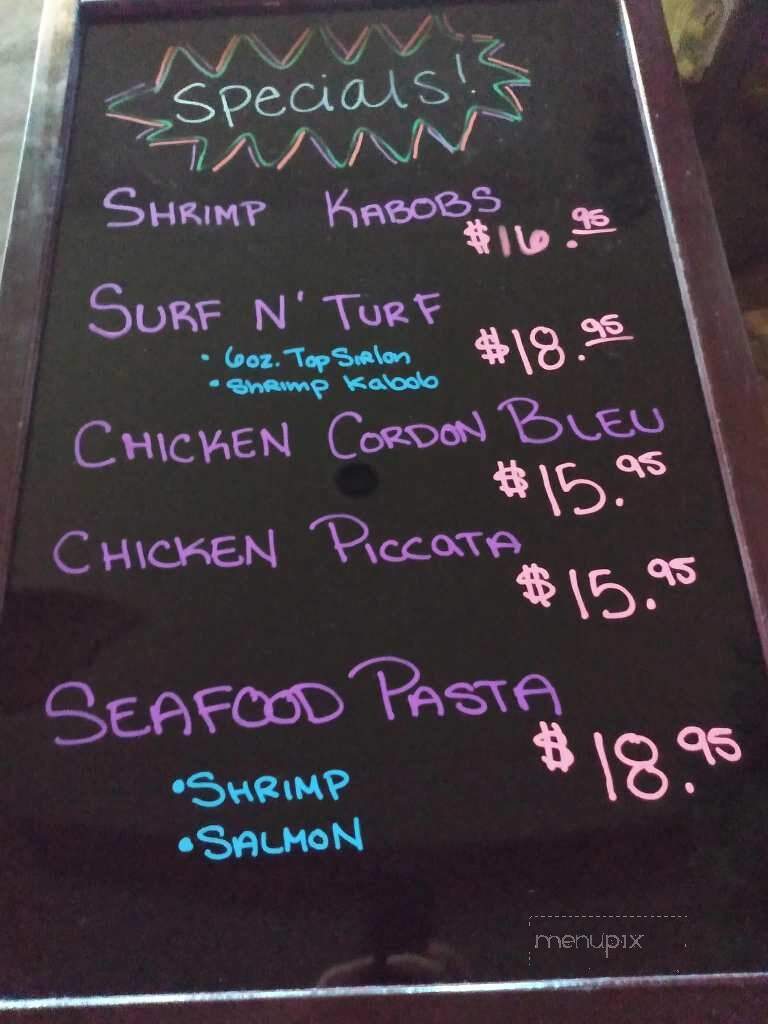 Main Street Bar Grill - Clearlake, CA menu_pic