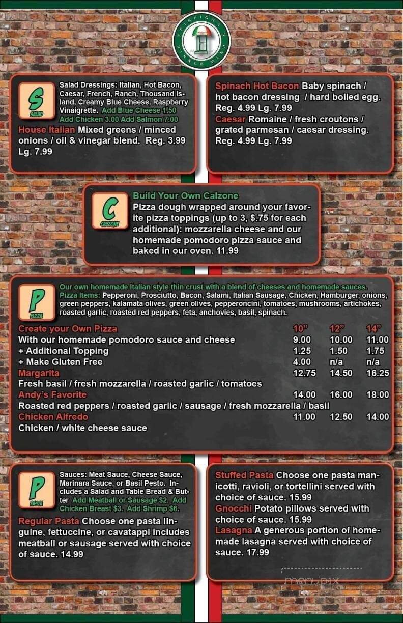 Crispigna's Restaurant - Escanaba, MI menu_pic