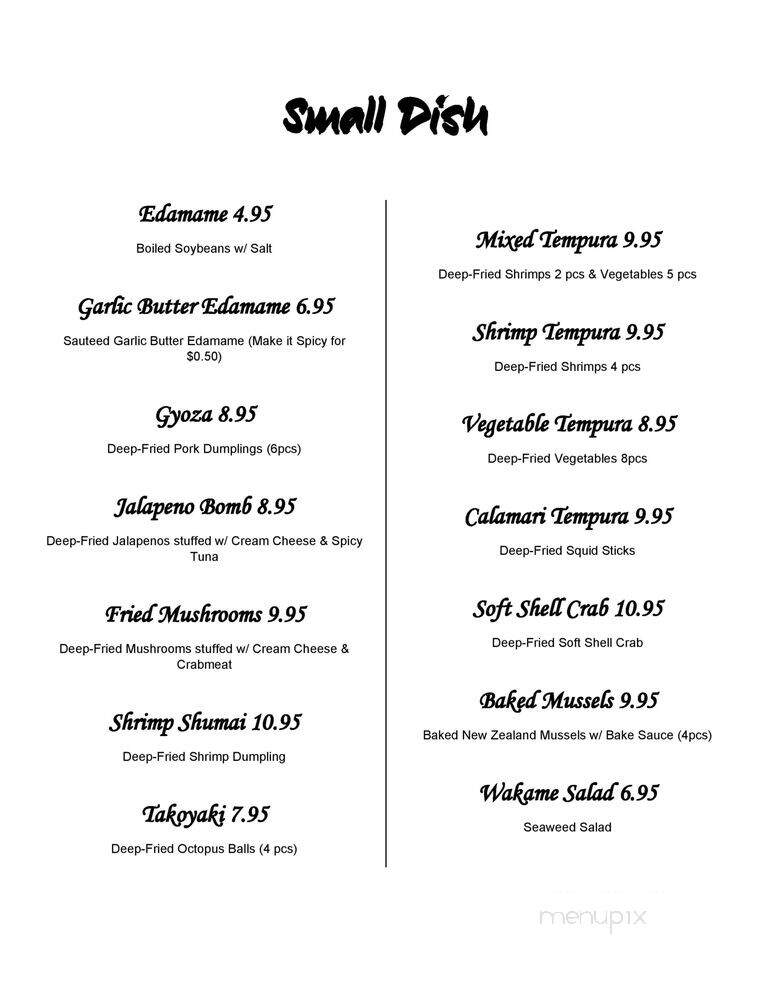 Suehiro Japanese Restaurant - Pueblo, CO menu_pic