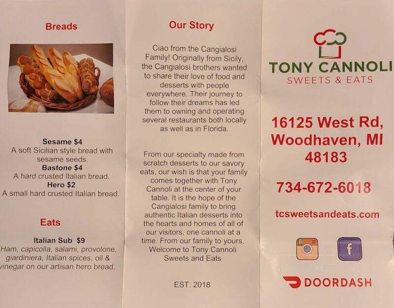 Tony Cannoli Sweets & Eats - Trenton, MI