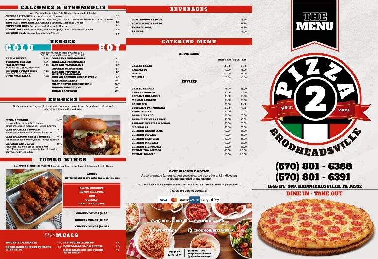 Pizza 2 & Don Pedro's Cafe - Brodheadsville, PA