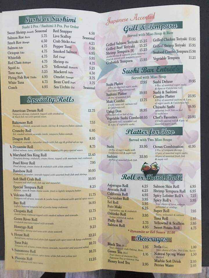 Chopstix Cafe - Perry Hall, MD menu_pic