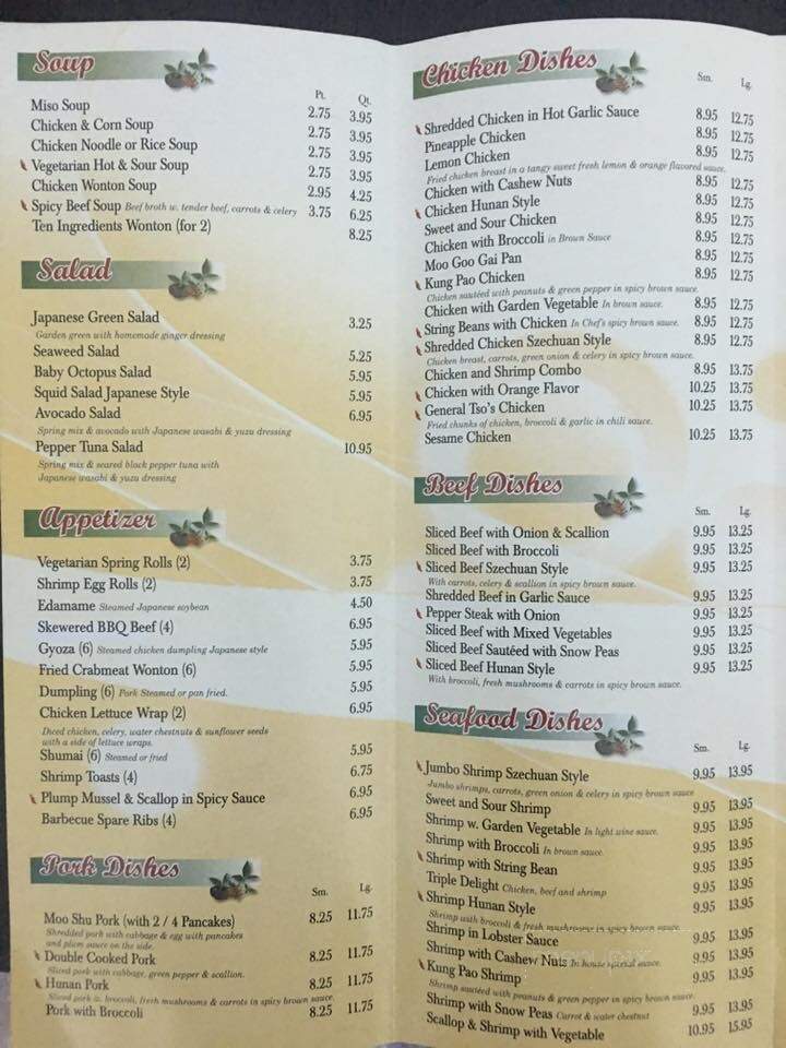 Chopstix Cafe - Perry Hall, MD menu_pic