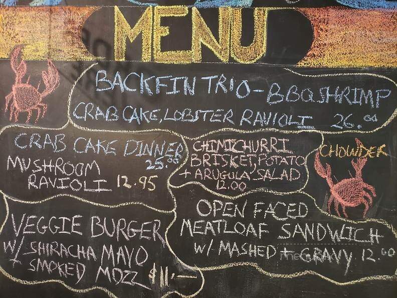 Backfin Blue Cafe - Gulfport, FL menu_pic
