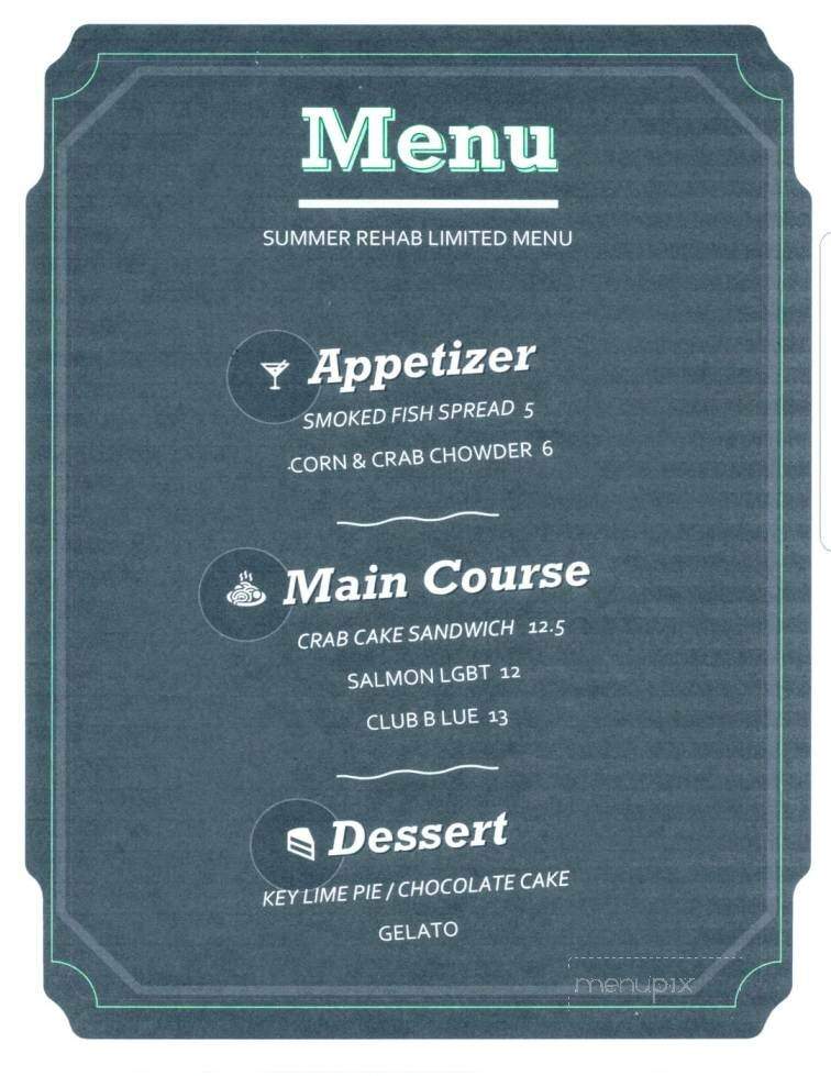 Backfin Blue Cafe - Gulfport, FL menu_pic