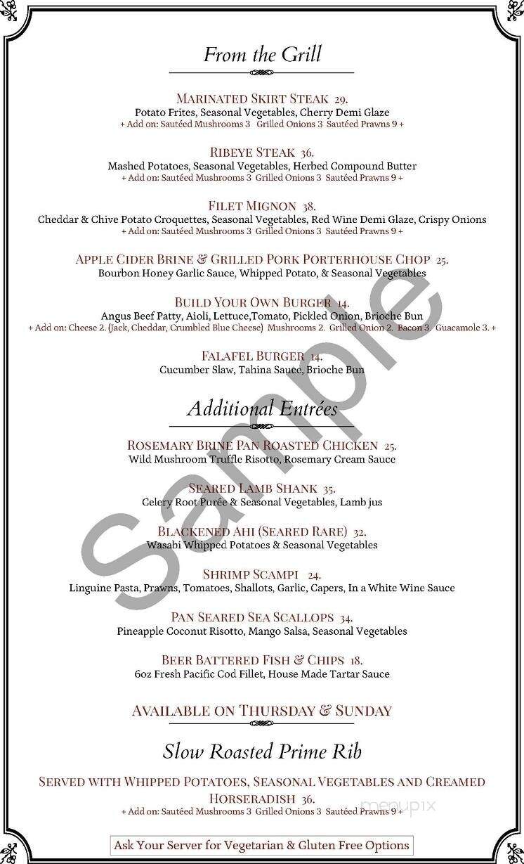 Camps Restaurant-Greenhorn Crk - Angels Camp, CA menu_pic
