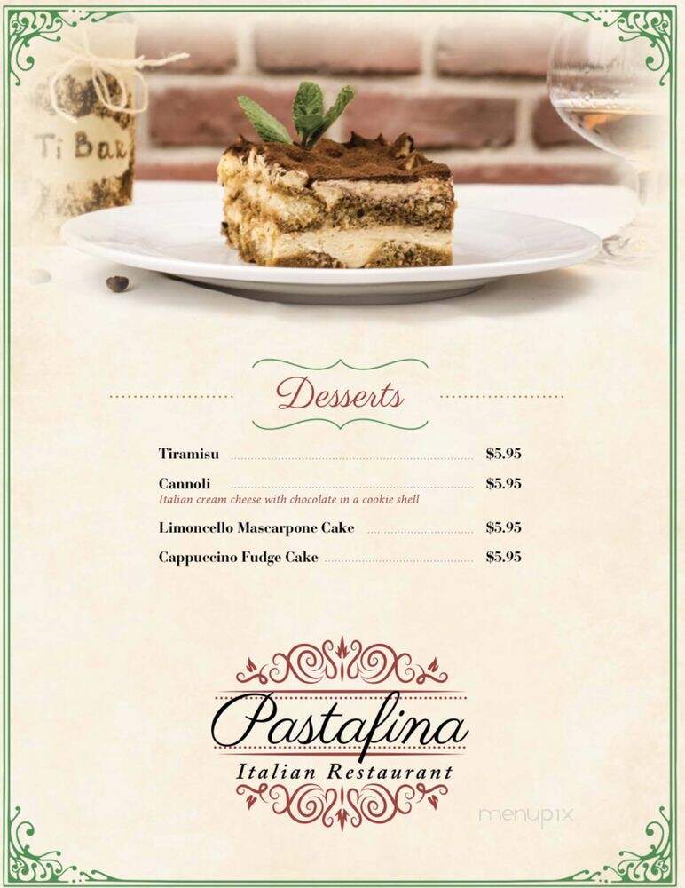 Pastafina Italian Restaurant - Cave Springs, AR