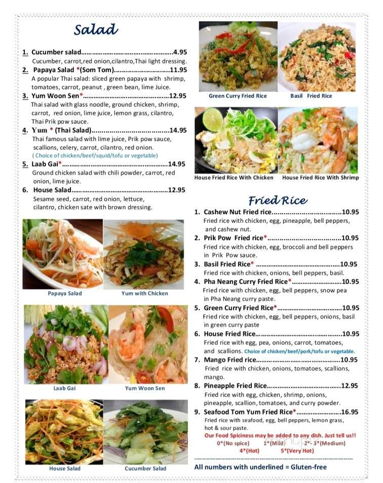 Thai For You - York, ME menu_pic