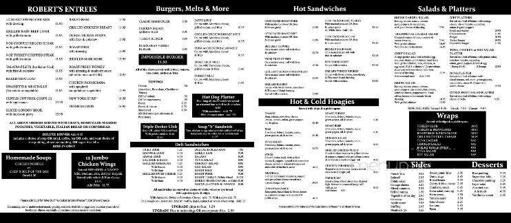 Robert's Restaurant - Dania, FL menu_pic