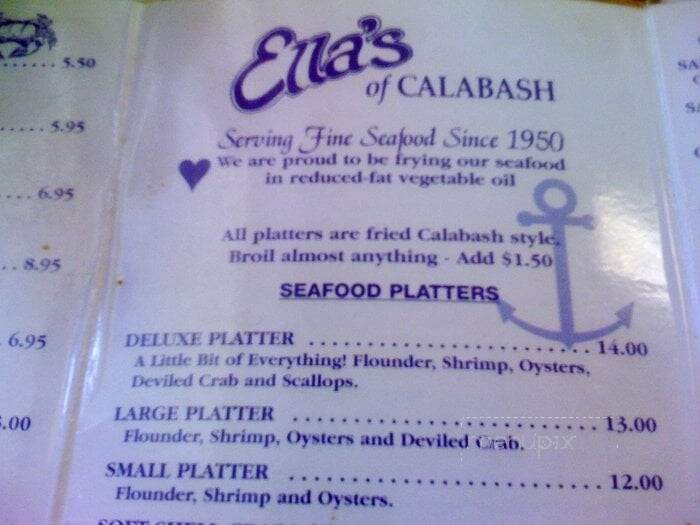 Ella's Of Calabash - Calabash, NC