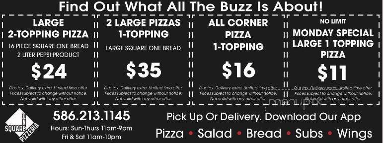 Square One Pizzeria - Mount Clemens, MI