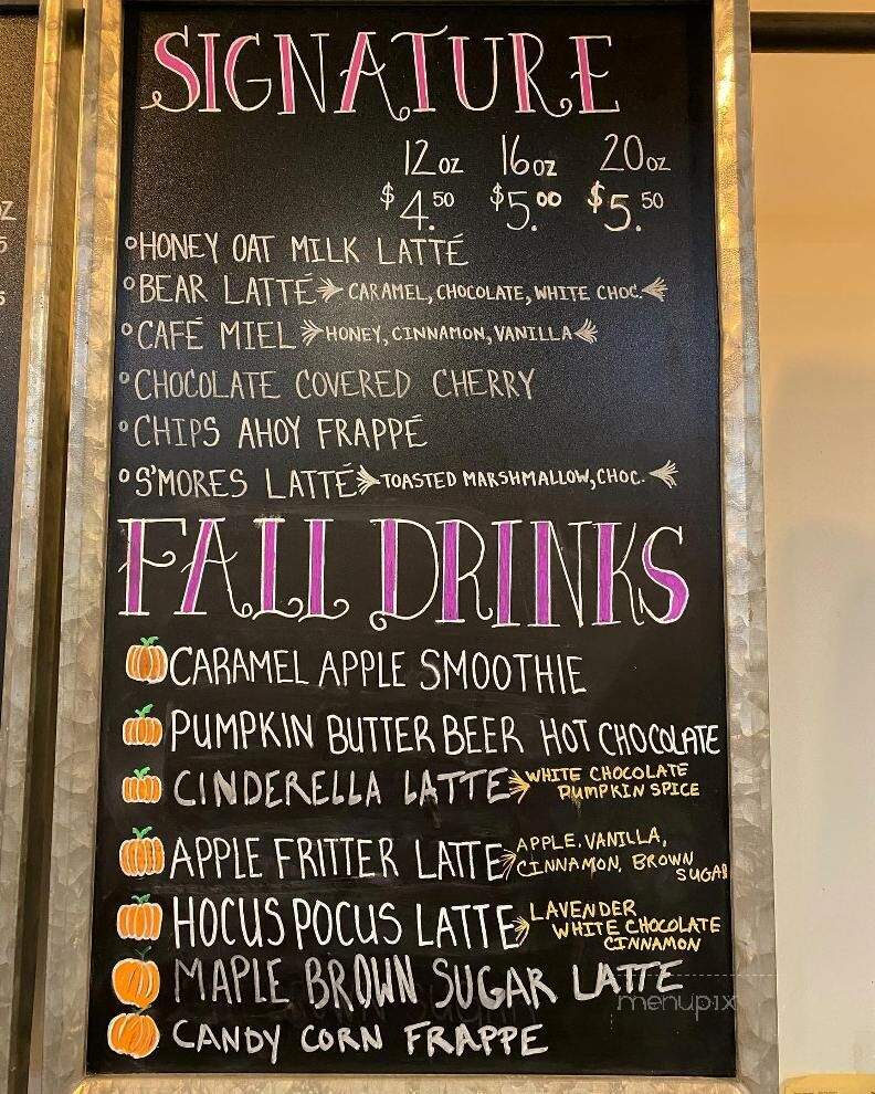 Serendipity The Brew - Marshall, MI menu_pic
