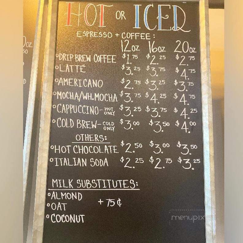 Serendipity The Brew - Marshall, MI menu_pic