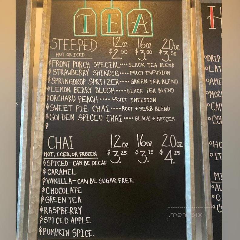 Serendipity The Brew - Marshall, MI menu_pic