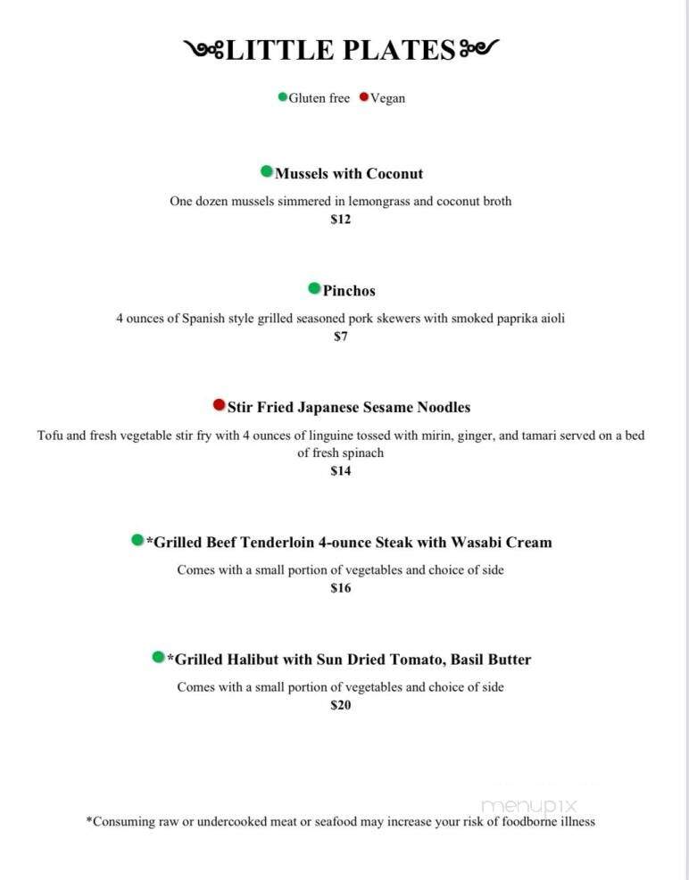 Spice Of Life Cafe - Hamilton, MT menu_pic