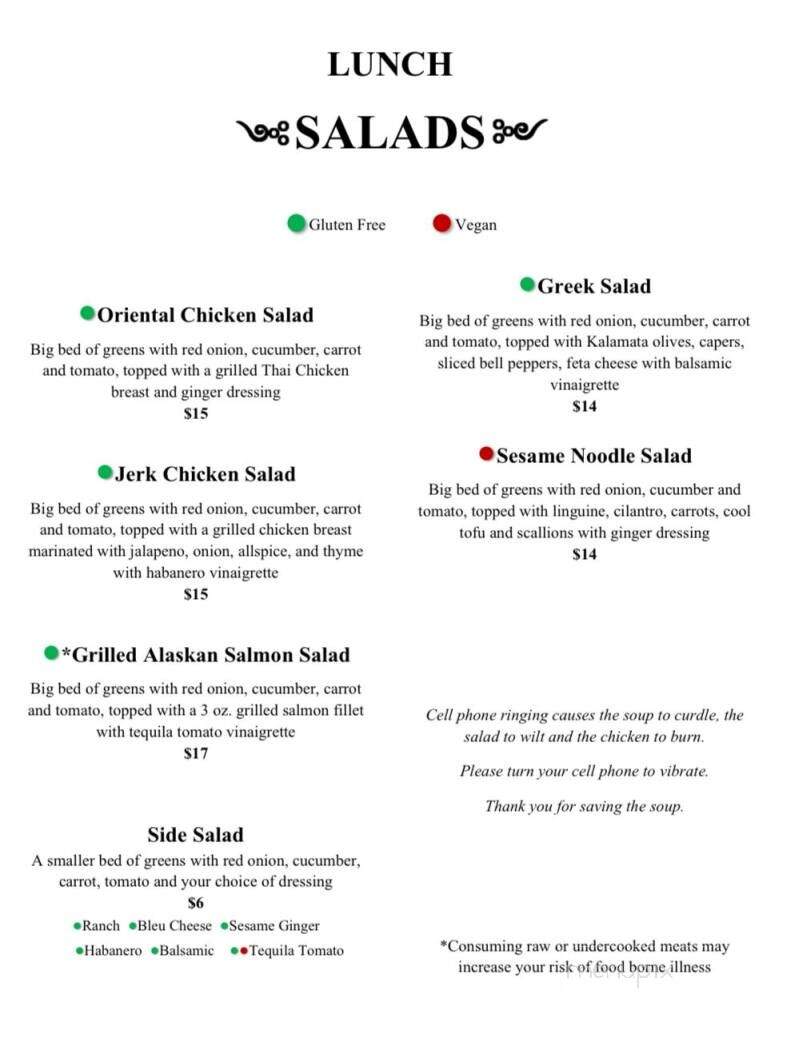 Spice Of Life Cafe - Hamilton, MT menu_pic