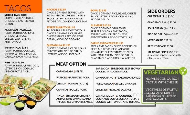 Taco Teresa's - Minnetonka, MN menu_pic