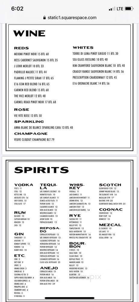 Landers - San Clemente, CA menu_pic