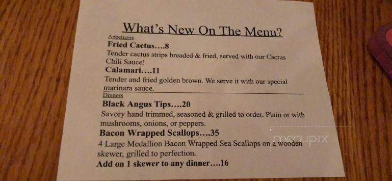 Middleburg Steakhouse - Middleburg, NC menu_pic