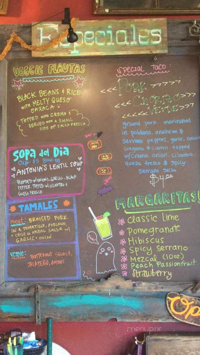 Por Que No - Portland, OR menu_pic