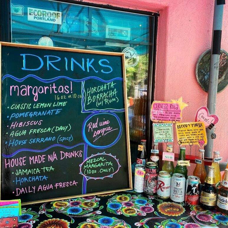 Por Que No - Portland, OR menu_pic