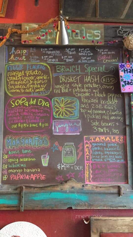 Por Que No - Portland, OR menu_pic