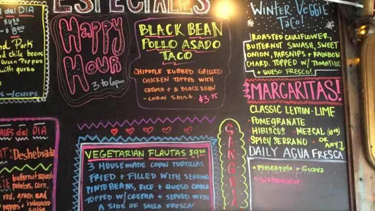 Por Que No - Portland, OR menu_pic
