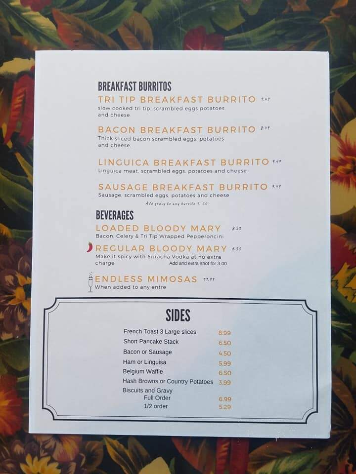 Grizzly Rock Cafe and Grill - Turlock, CA menu_pic