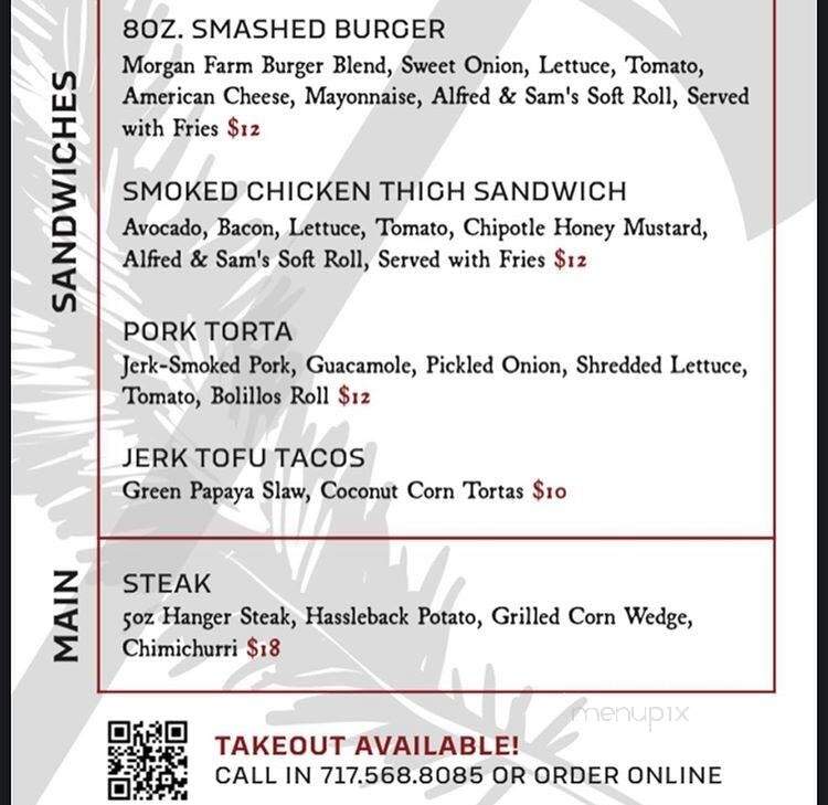 Tied House - Lititz, PA menu_pic