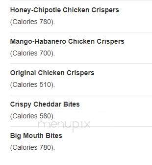Chili's - Atoka, OK menu_pic