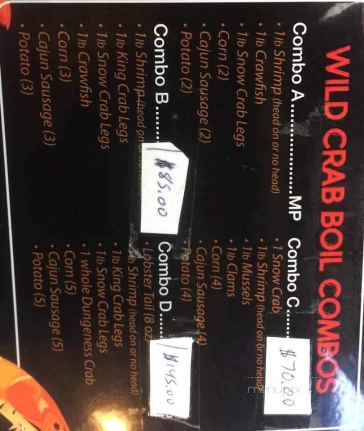 Wild Crab Boil - McHenry, IL menu_pic