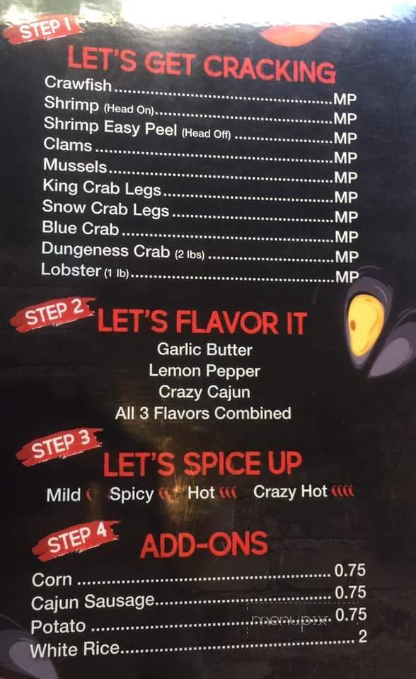 Wild Crab Boil - McHenry, IL menu_pic