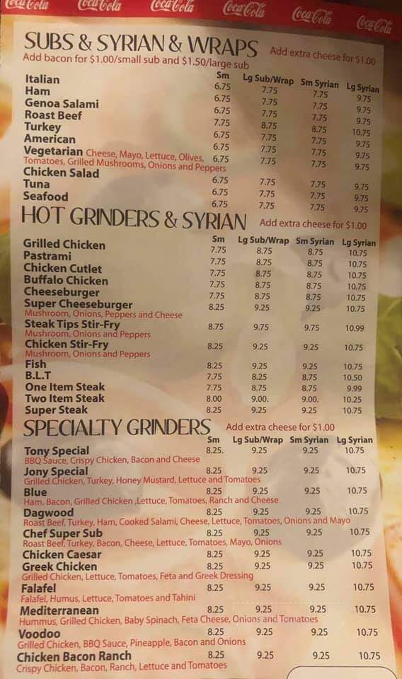 Garden Pizza & Seafood - Gardner, MA menu_pic