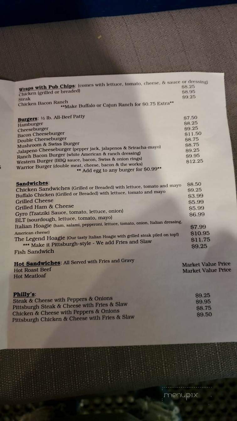 Brewski's - Monaca, PA menu_pic