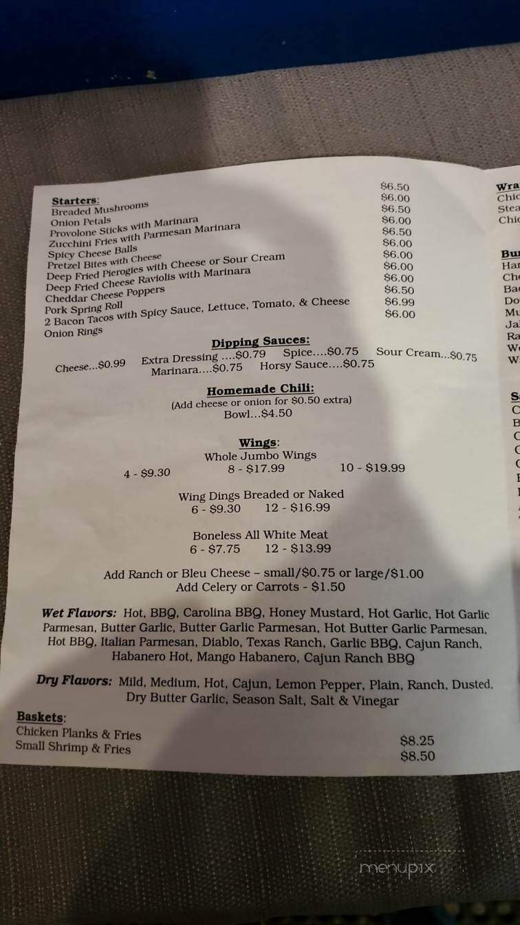 Brewski's - Monaca, PA menu_pic