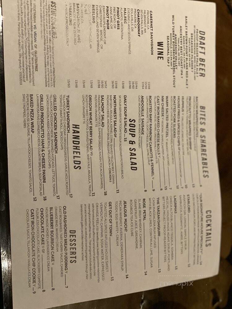 Proof Reader - Portland, OR menu_pic