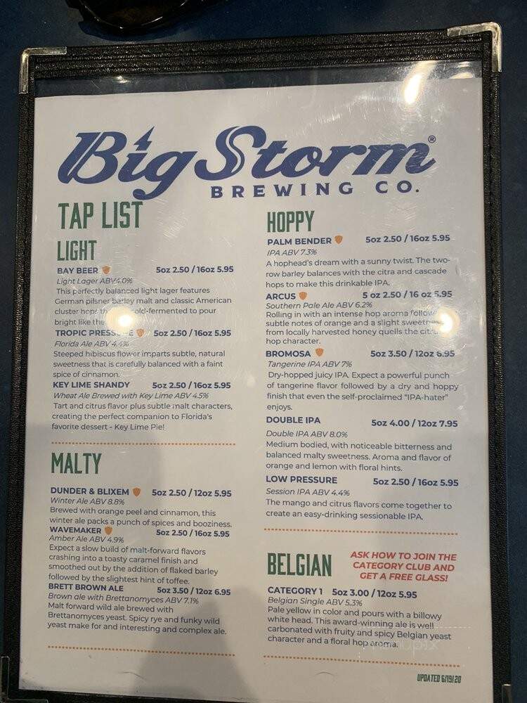 Big Storm Brewing Co - Clearwater, FL