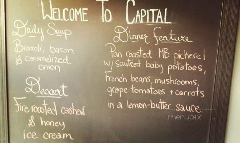 Capital Grill and Bar - Winnipeg, MB menu_pic