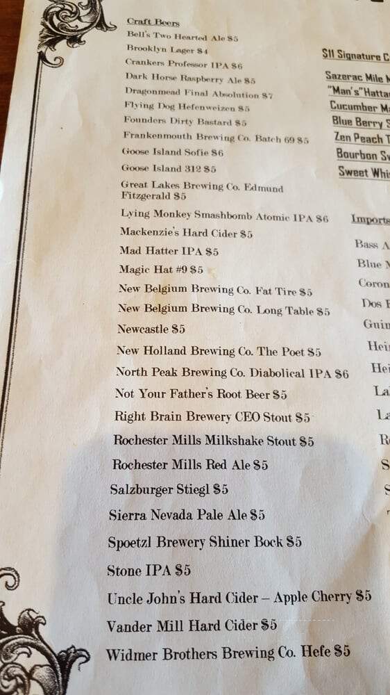 Milestone Grill - Eastpointe, MI menu_pic