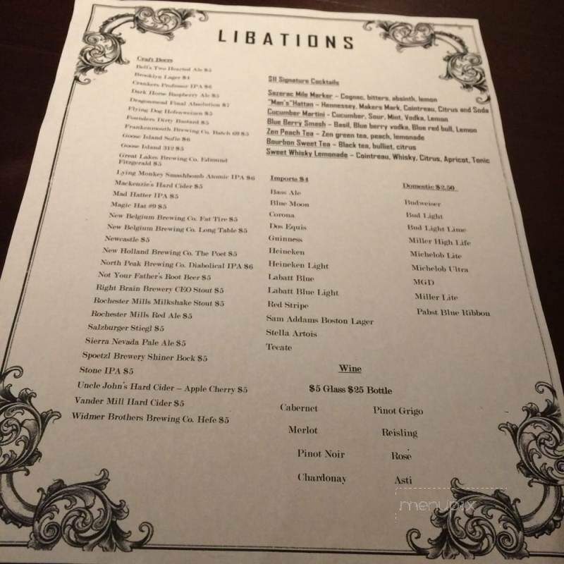 Milestone Grill - Eastpointe, MI menu_pic