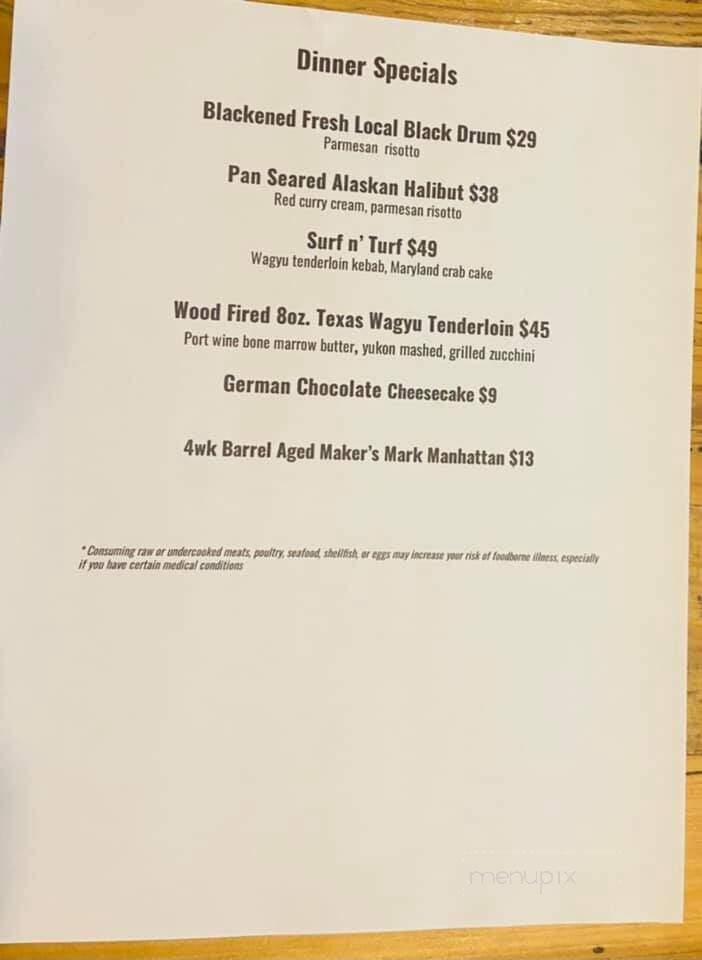 495 Chesapeake Eats - Rockport, TX menu_pic