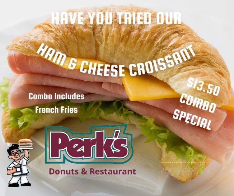 Perks Donuts - Campbell River, BC menu_pic