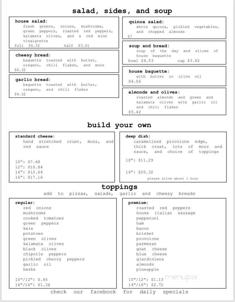 Baked - Galesburg, IL menu_pic