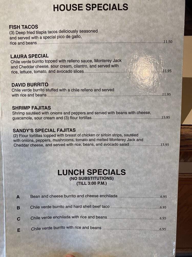 Restaurant Morelia - Murray, UT menu_pic