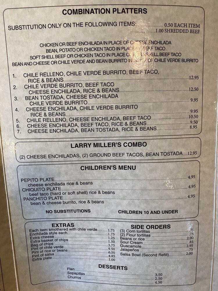 Restaurant Morelia - Murray, UT menu_pic