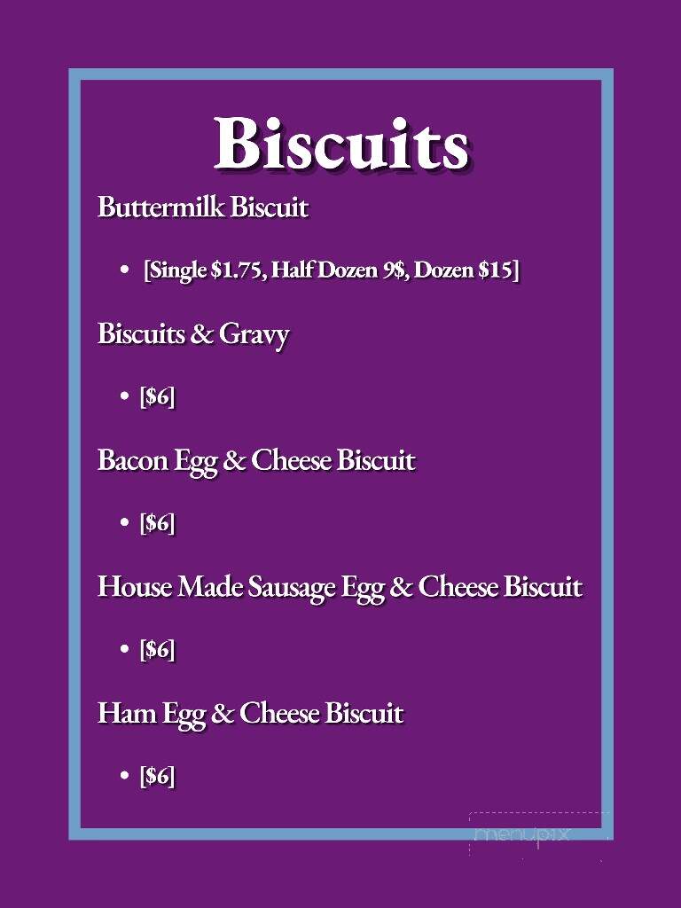 Mr. Biscuits Bakery - Wheat Ridge, CO menu_pic