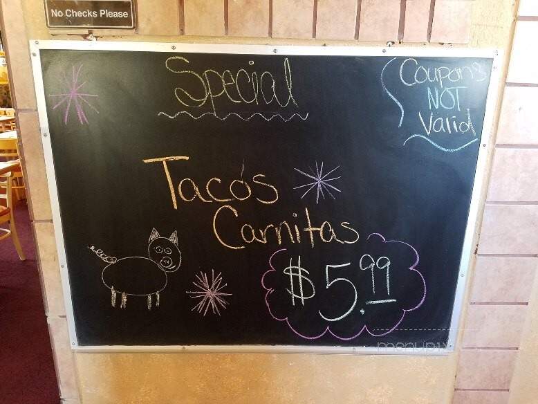 El Jimador - Lakewood, CO menu_pic