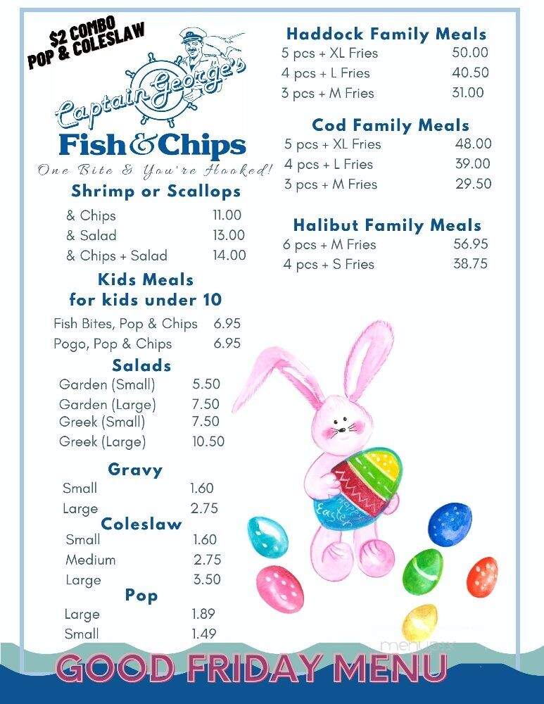 Cowen's Dairy - Brockville, ON menu_pic
