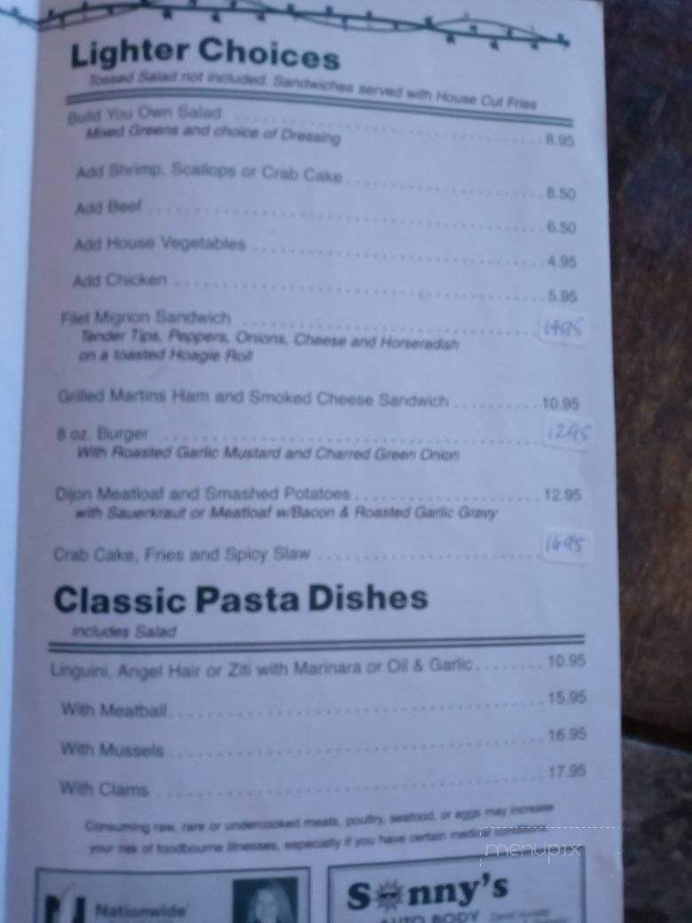 Windsor Inn At Shillington - Shillington, PA menu_pic